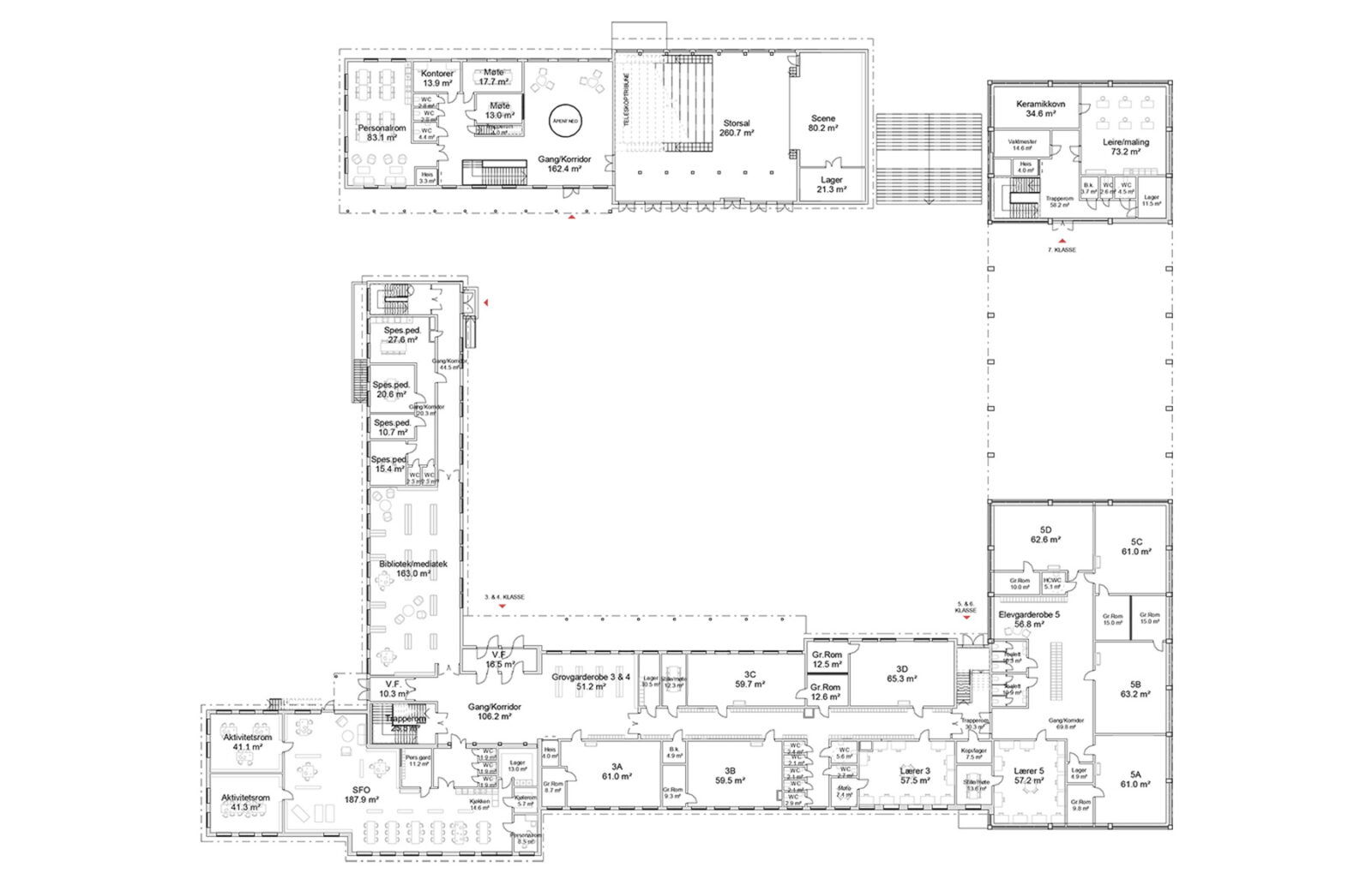 Nesoddtangen Barneskole — Sanden Hodnekvam Arkitekter / Arkitekt ...